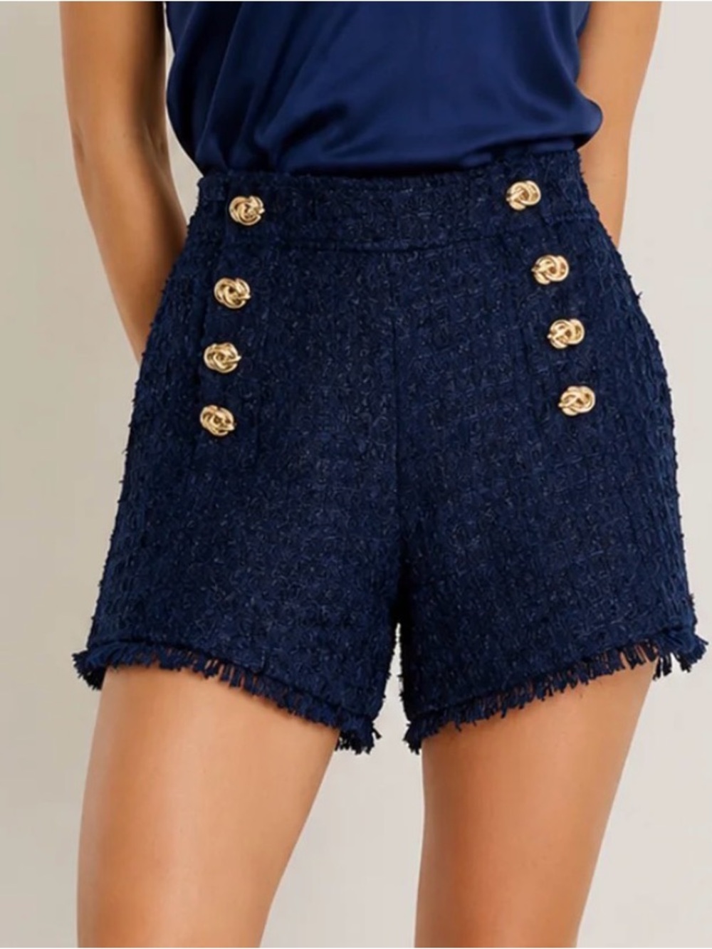 NWT Chic NOLI SHOP Tweed Short Sz 2